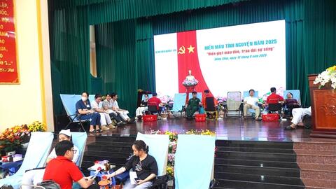 Quân khu 9: Bệnh viện Quân y 120 tổ chức ngày hội hiến máu tình nguyện