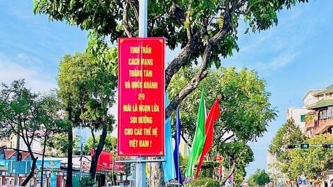 TP. Cần Thơ rực rỡ cờ hoa trước dịp Quốc khánh 2/9