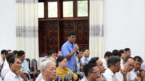 Chủ tịch Quốc hội Trần Thanh Mẫn tiếp xúc cử tri thành phố Cần Thơ trước Kỳ họp thứ mười, Quốc hội khóa XV