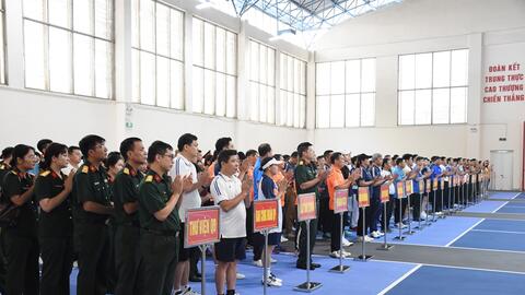 Khai mạc Giải thể thao cơ quan Tổng cục Chính trị năm 2025