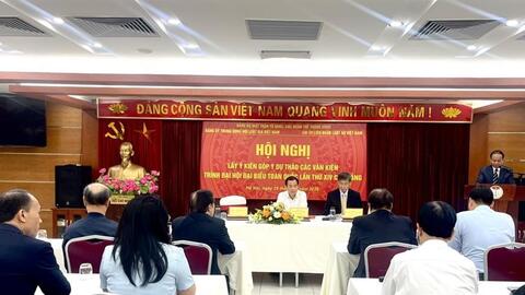 Hội Luật gia Việt Nam lấy ý kiến góp ý vào các dự thảo văn kiện trình Đại hội đại biểu toàn quốc lần thứ XIV của Đảng