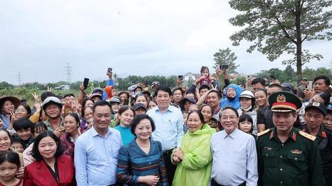 Chủ tịch nước Lương Cường dự Ngày Đại đoàn kết toàn dân tại xã Gò Nổi, thành phố Đà Nẵng