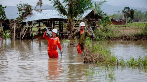 Cơ bản hoàn thành khôi phục cấp điện cho khu vực miền Trung
