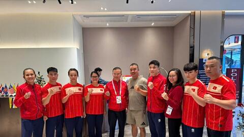 SEA Games 33: Trưởng đoàn thể thao Việt Nam động viên đội MMA
