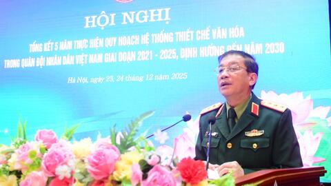 Tổng kết 5 năm thực hiện Quy hoạch hệ thống thiết chế văn hóa trong Quân đội