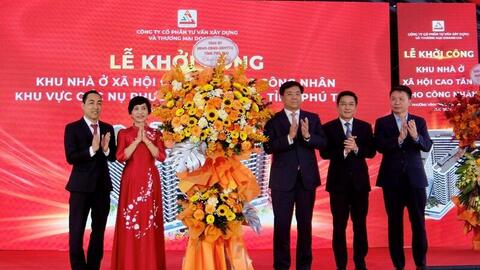 Phú Thọ khởi công khu nhà ở xã hội hơn 866 tỷ đồng cho công nhân