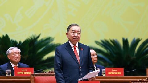 Đồng chí Tô Lâm tiếp tục giữ chức Tổng Bí thư Ban Chấp hành Trung ương Đảng khoá XIV