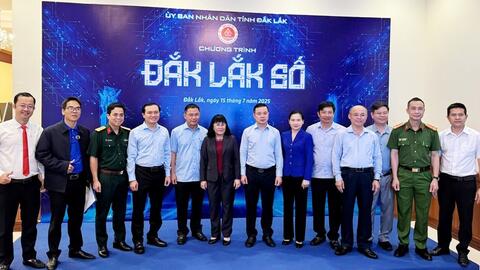 Đắk Lắk: Đẩy nhanh tiến độ triển khai dự án chuyển đổi số 330 tỷ đồng