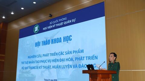 Ứng dụng trí tuệ nhân tạo hiện đại hóa vũ khí trang bị