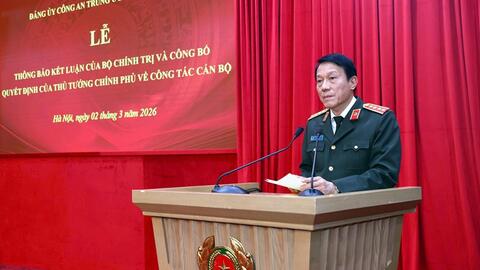 Thượng tướng Trần Quốc Tỏ thôi giữ chức Thứ trưởng Bộ Công an