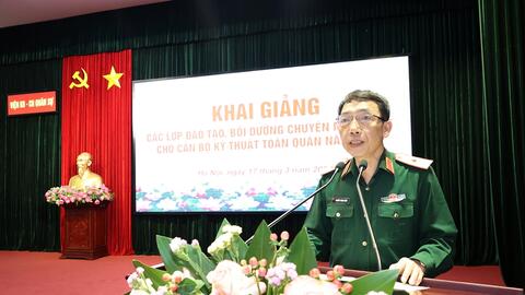 Khai giảng các lớp đào tạo, bồi dưỡng cho cán bộ kỹ thuật toàn quân năm 2026