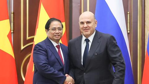 Thủ tướng Phạm Minh Chính hội đàm với Thủ tướng Liên bang Nga Mikhail Mishustin