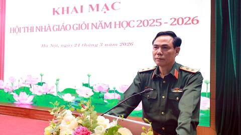 Học viện Hậu cần tổ chức Hội thi Nhà giáo giỏi năm học 2025-2026