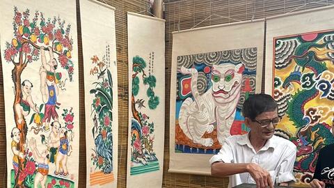 Tranh Hàng Trống và sứ mệnh lưu giữ hồn cốt văn hóa Việt