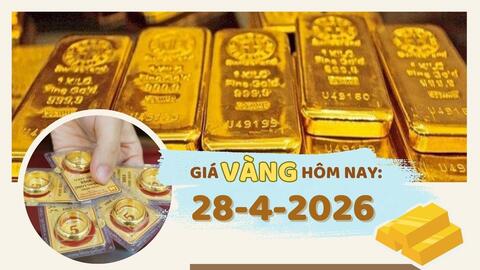 Giá vàng hôm nay 28-4: Giảm nhẹ, chuyên gia kỳ vọng động lực dài hạn