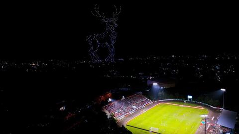 Trình diễn 400 Drone ánh sáng chào mừng Đồng Nai lên thành phố