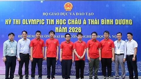 6 học sinh Việt Nam giành huy chương tại Olympic Tin học châu Á-Thái Bình Dương