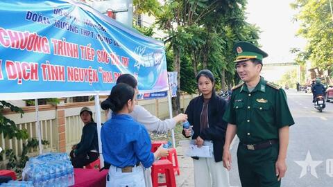 Con nuôi Biên phòng tự tin bước vào kỳ thi quan trọng