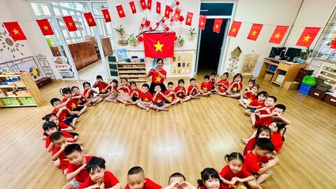 Nữ giáo viên mầm non hết lòng vì công việc
