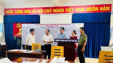Hơn 151.000 thí sinh tại TP Hồ Chí Minh dự thi lớp 10 công lập