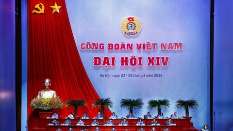 Sáng nay (4/6) diễn ra phiên trọng thể Đại hội XIV Công đoàn Việt Nam