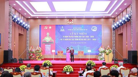 Trường ĐH Công nghiệp Việt Trì: 70 năm vun đắp nguồn nhân lực cho ngành Công Thương