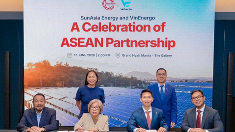 VinEnergo hợp tác với SunAsia Energy phát triển điện mặt trời nổi