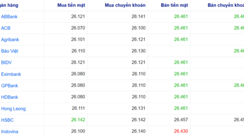 Tỷ giá USD hôm nay 30/6/2026: Đồng bạc xanh neo đỉnh