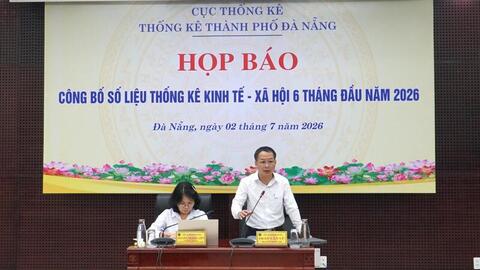 6 tháng đầu năm 2026, kinh tế Đà Nẵng tăng 9,52%