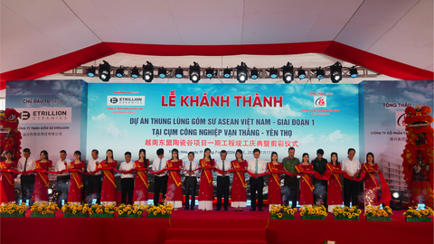 Thanh Hóa khánh thành giai đoạn I dự án gốm sứ xuất khẩu 200 triệu USD