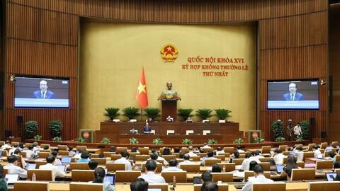 Hôm nay, Quốc hội khóa XVI tiến hành đợt 2 Kỳ họp không thường lệ thứ nhất