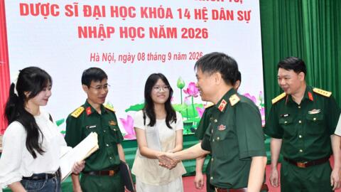 Học viện Quân y tiếp nhận 257 thí sinh trúng tuyển đại học hệ dân sự năm 2026