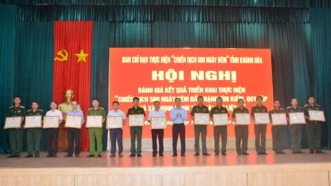 Khánh Hòa đánh giá kết quả thực hiện Chiến dịch 500 ngày đêm