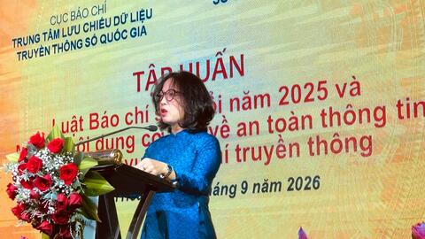 Khánh Hòa tập huấn thực thi Luật Báo chí năm 2025 trong môi trường số