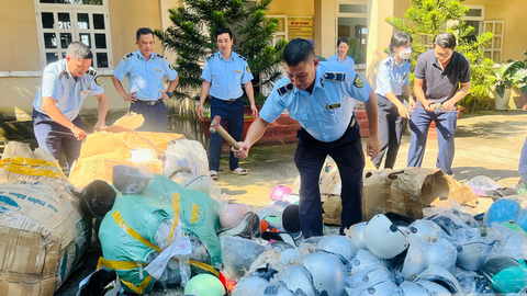 Gia Lai tiêu hủy hơn 1,16 tỷ đồng giá trị hàng hóa vi phạm