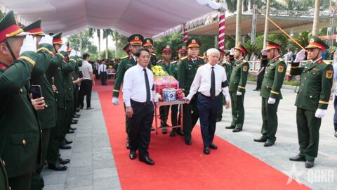Tuyên Quang tổ chức lễ viếng, truy điệu và an táng 93 hài cốt liệt sĩ