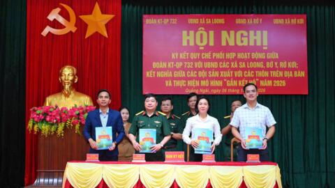 Đoàn Kinh tế - Quốc phòng 732 (Binh đoàn 15): Xây dựng, củng cố vững chắc “thế trận lòng dân” ở ngã ba Đông Dương