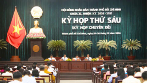 TP. Hồ Chí Minh khai mạc kỳ họp thứ sáu, xem xét 47 nội dung