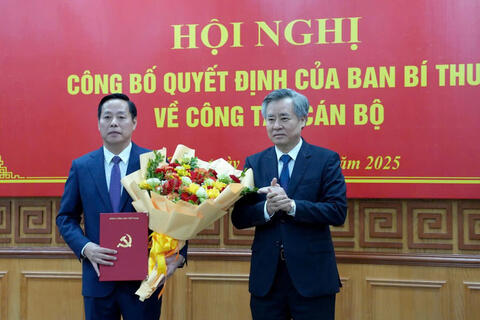 Đồng chí Hà Quang Trung được điều động, chỉ định giữ chức Phó Bí thư Tỉnh ủy Lai Châu