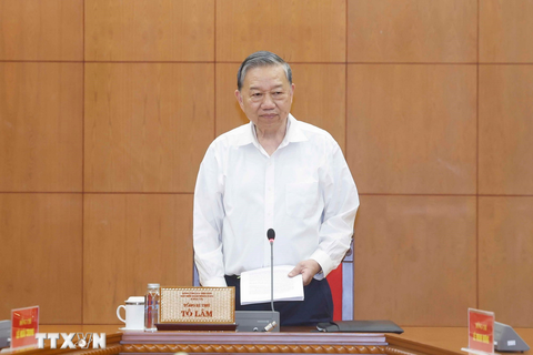 Tổng Bí thư Tô Lâm làm việc với Bộ Công Thương