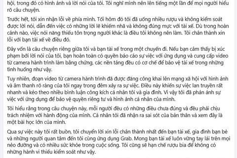 Chọn bỏ rơi đối tác: Nghĩ về văn hóa kinh doanh của Grab sau vụ nhạc sĩ Minh Khang