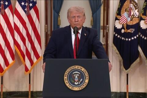 Tổng thống Trump phát biểu trước người dân Mỹ về xung đột Iran