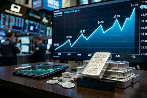 Giá bạc tăng hơn 6% sau thỏa thuận ngừng bắn Mỹ - Iran