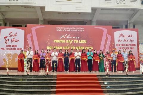 Phú Thọ: Lan tỏa văn hóa đọc từ Hội sách Đất Tổ