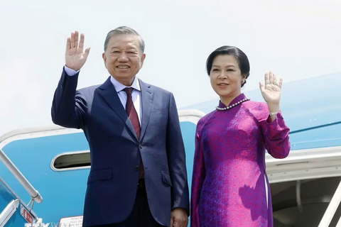 Tổng Bí thư, Chủ tịch nước Tô Lâm và Phu nhân lên đường thăm chính thức Thái Lan