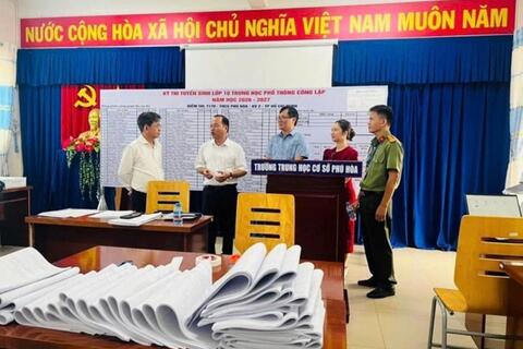 Hơn 151.000 thí sinh tại TP Hồ Chí Minh dự thi lớp 10 công lập