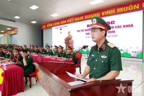 Trường Sĩ quan Lục quân 1: Hơn 600 học viên các khóa tham gia thi tốt nghiệp