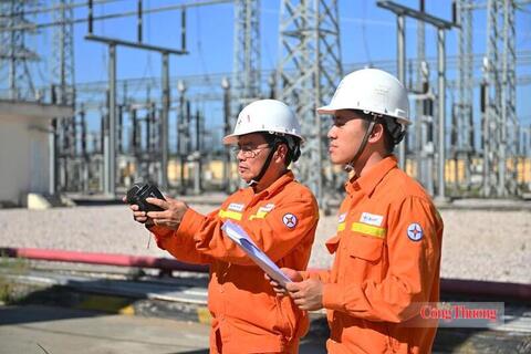 Vận hành lưới truyền tải miền Bắc an toàn trong cao điểm nắng nóng