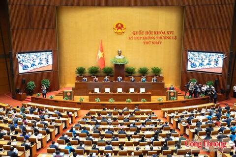 Khai mạc Kỳ họp không thường lệ thứ Nhất, Quốc hội khoá XVI