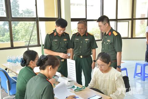 Học viện Kỹ thuật Quân sự tổ chức nhập học cho sinh viên hệ dân sự